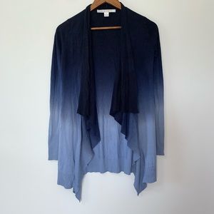 Blue ombré cardigan